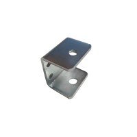 Equerre double pour vérin de socle - M8 mm - acier zingué