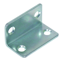 Equerre de fixation - 45 x 25 x 2 mm - acier zingué