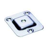 Platine de fixation pour vérin - M8 mm - acier zingué