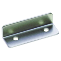 Gâche équerre - 32 x 8 mm  - acier nickelé