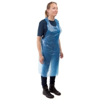 Tablier à usage court 4100093 bleu (carton de 1 000 pièces) - taille unique