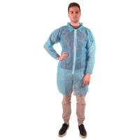 Blouse à usage court 4574703 bleue (carton de 50 pièces) - XL