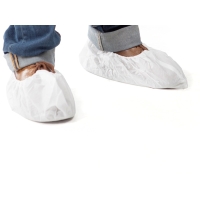 Surchaussures à usage court anti dérapante "Sticky shoes" blanches (carton de 300 pièces) - 2XL