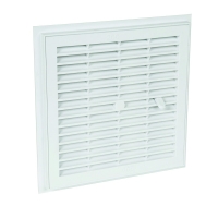 Grille d'aération intérieure carrée à sceller