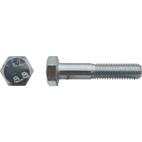 Vis tête hexagonale filetage partiel ISO 4014 classe 8,8 Zingué