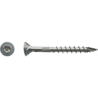 Vis bois FX5 tête fraisée Torx® filetage partiel Zingué