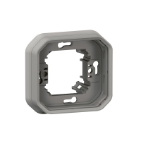 Support plaque étanche PLEXO pour montage encastré