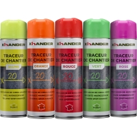 Traceur de chantier fluorescent
