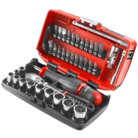 Composition de douilles et d'embouts 1/4" NANO avec cliquet RL.NANO1