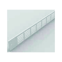 Grille d'aération plate intérieure 488/1 longueur 275 mm hauteur 30 mm aluminium