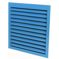 Grille d'aération 411 standard à encastrer aluminium argent