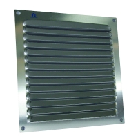 Grille d'aération 436 aluminium estampée en applique