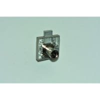 Serrure de meuble 40 x 40 mm pour cylindre interchangeable