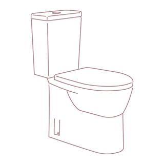 Le WC à poser : le plus courant